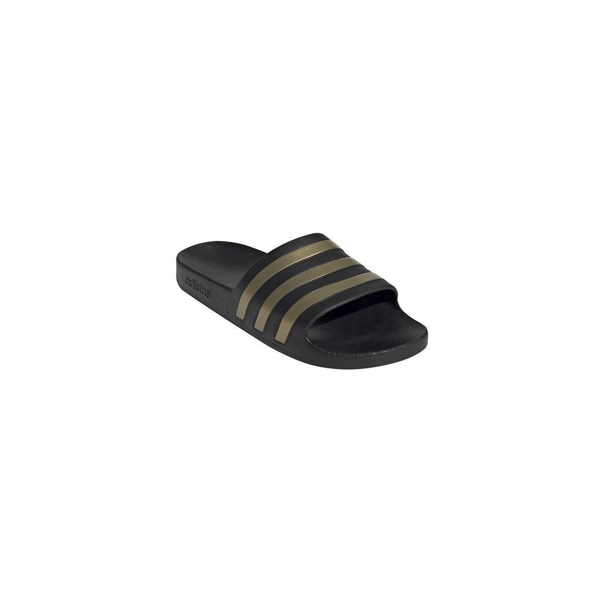 Racional alcanzar Salida adidas Adilette Aqua Badelatschen - schwarz/gold | DeinSportsfreund.de