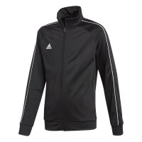 adidas Core 18 Polyesterjacke Kinder - schwarz