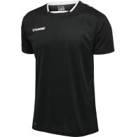 hummel hmlAuthentic Poly Trikot Kurzarm Herren - black/white