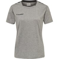hummel hmlAuthentic Poly Trikot Kurzarm Damen - grey melange