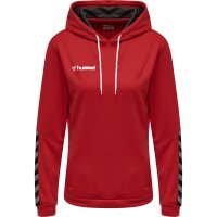 hummel Hmlauthentic Poly Hoodie - Damen - true red