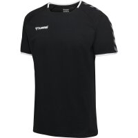 hummel Hmlauthentic Kids Training Tee - Kinder - black/white - 164