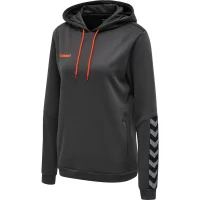 hummel Hmlauthentic Poly Hoodie - Damen - asphalt