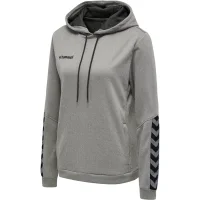 hummel Hmlauthentic Poly Hoodie - Damen - grey melange