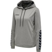 hummel Hmlauthentic Poly Hoodie - Damen - grey melange