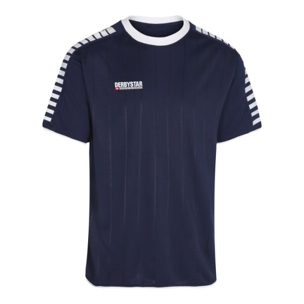 Derbystar Hyper Trikot Kinder - Navy/weiss - 140