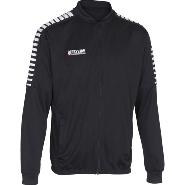 Derbystar Hyper Poly-Arbeitsjacke Kinder - schwarz/weiss