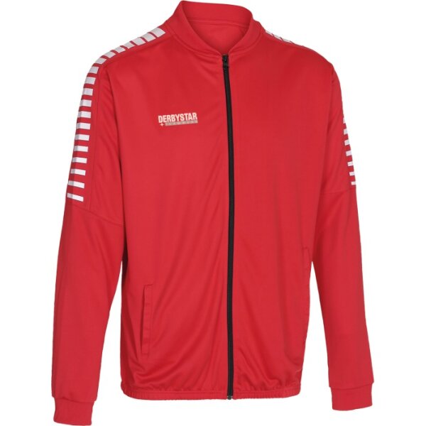 Derbystar Hyper Jacke Kinder - rot/weiß