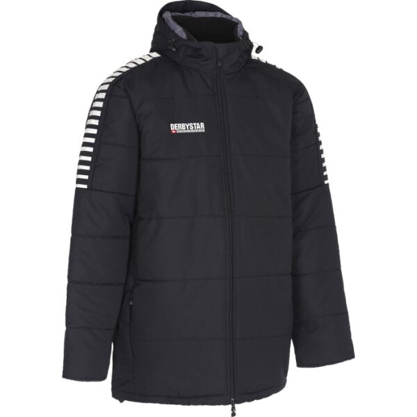 Derbystar Hyper Stadionjacke Kinder - schwarz/weiss