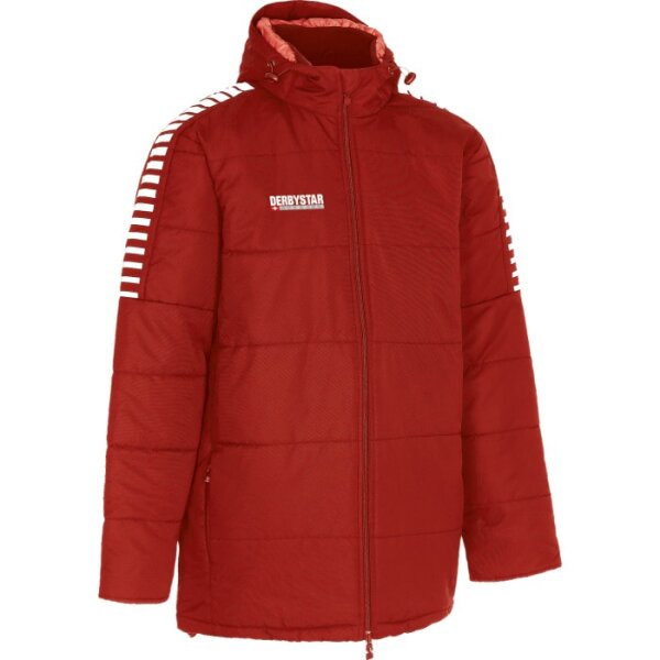Derbystar Hyper Stadionjacke Kinder - rot/weiss