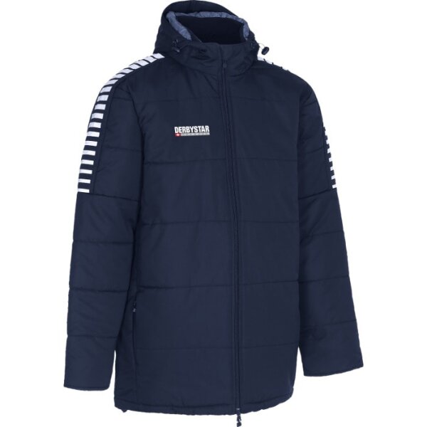 Derbystar Hyper Stadionjacke Kinder - navy/weiss