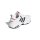 adidas Strutter Schuh Herren - ftwr white/core black/active red