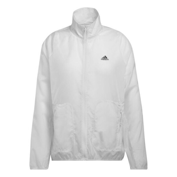 adidas Run Icon Windbreaker Jacke Damen - weiß-2XS