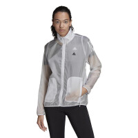 adidas Run Icon Windbreaker Jacke Damen - weiß-2XS