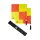 Erima Schiedsrichterfahnen Zubehör Erwachsene - gelb/rot