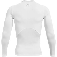 Under Armour HeatGear Compression Langarm Shirt Herren - weiß -L