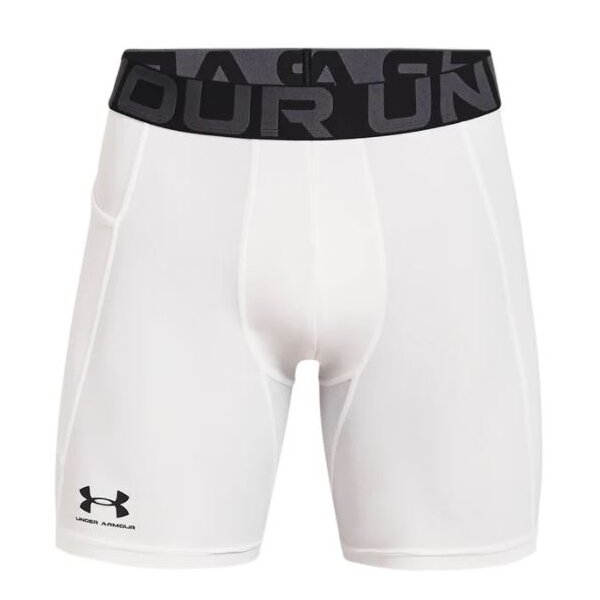 Under Armour Heat Gear Funktionsshorts Herren - weiß-XL
