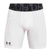 Under Armour Heat Gear Funktionsshorts Herren - weiß-XL