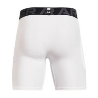 Under Armour Heat Gear Funktionsshorts Herren - weiß-XL