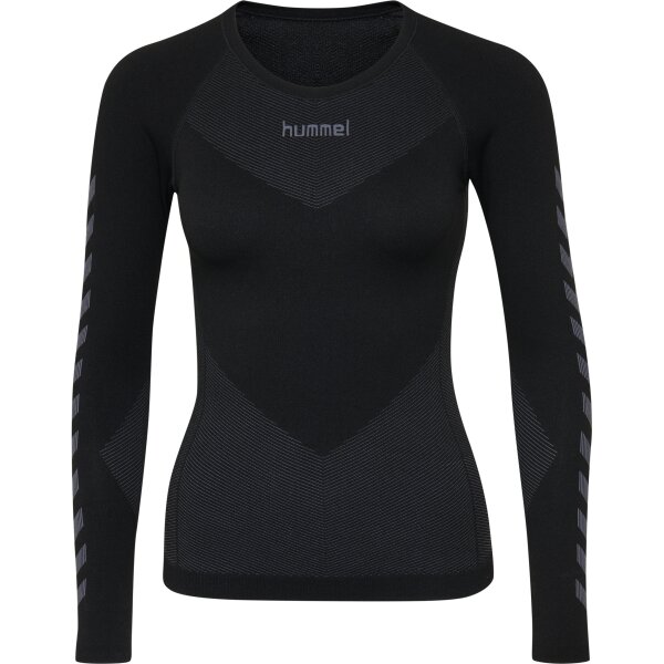 hummel First Seamless Trikot L/S W Damen - black - XS-S