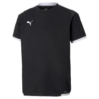 Puma teamLIGA T-Shirt Kinder - schwarz