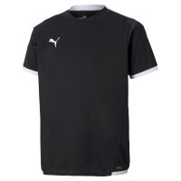 Puma teamLIGA T-Shirt Kinder - schwarz