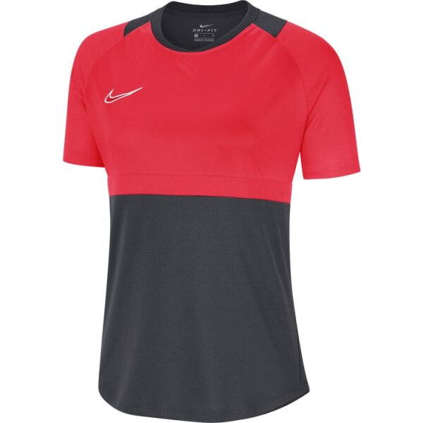 Nike Academy Pro T-Shirt Damen - grau/rot XS