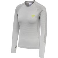hummel Hmlgg12 Training Seamless L/S Damen - alloy melange - XL