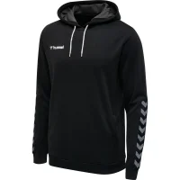 hummel Hmlauthentic Poly Hoodie - Herren - black/white