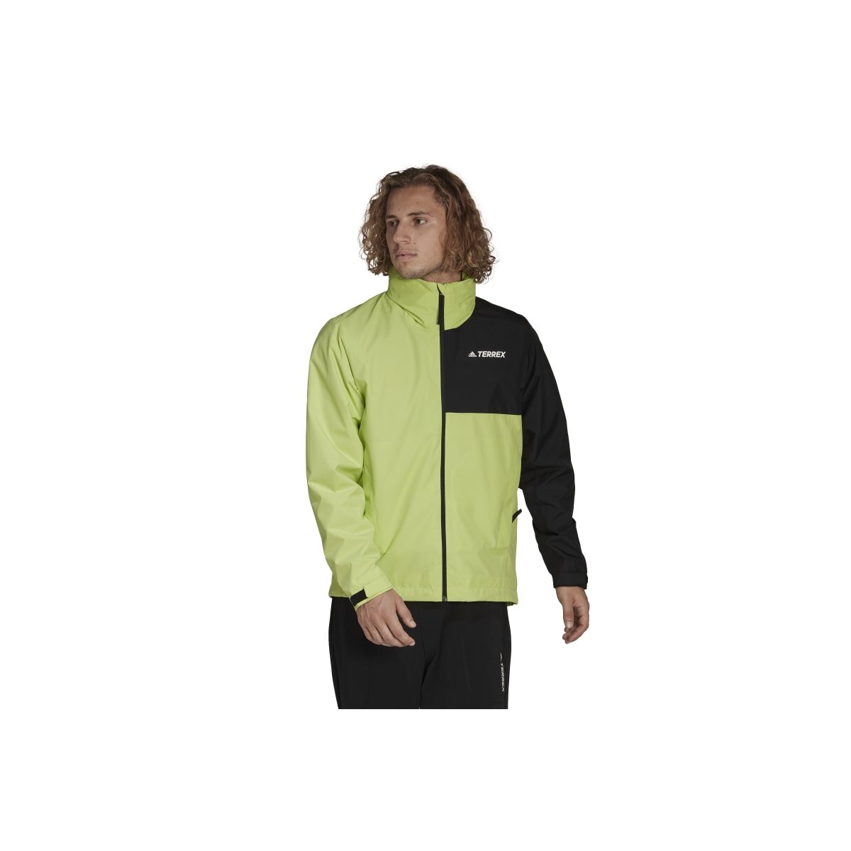 Adidas Terrex Multi Rain RDY Regenjacke Herren - grün/schwarz-M
