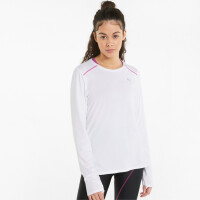 Puma Run Cloudspun Marathon Langarm Shirt Damen - wei&szlig; -XL