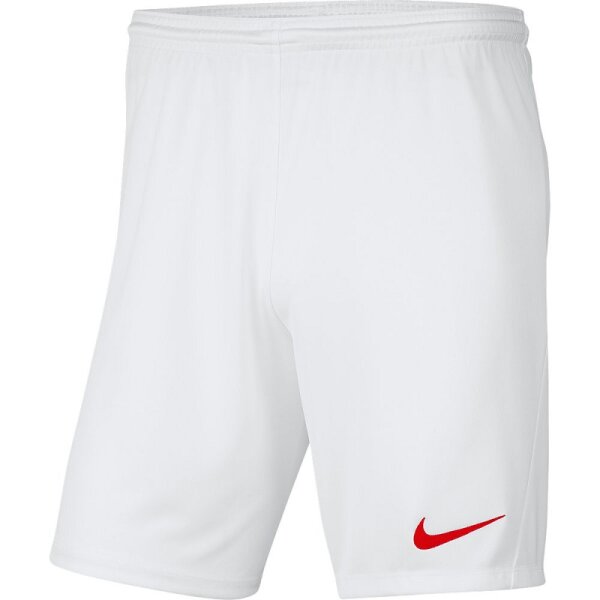 Nike Park III Short Herren - weiß/rot- - M