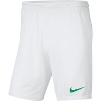 Nike Park III Kurze Sporthose Kinder - weiß/grün