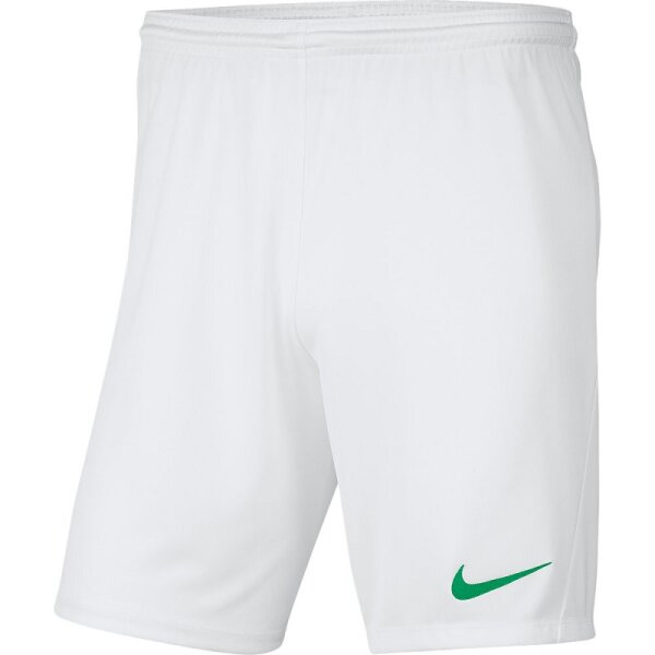 Nike Park III Short Kinder - weiß/gün - 122 - 128