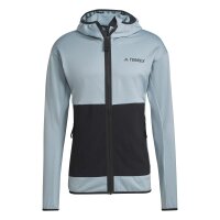adidas Terrex Tech Lite Full-Zip Hoodie Herren - blau -S