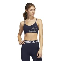 adidas Aeroreact Training Light-Support Sport-BH Damen - navy/weiß