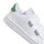adidas Advantage Lifestyle Court Two Hook-and-Loop Schuh Kinder - ftwr white/green/core black