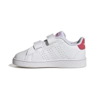 adidas Advantage Lifestyle Court Two Hook-and-Loop Schuh Kinder - ftwr white/real pink/core black