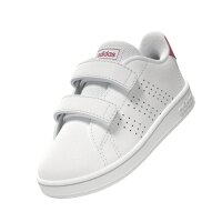adidas Advantage Lifestyle Court Two Hook-and-Loop Schuh Kinder - ftwr white/real pink/core black