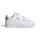 adidas Advantage Lifestyle Court Two Hook-and-Loop Schuh Kinder - ftwr white/real pink/core black