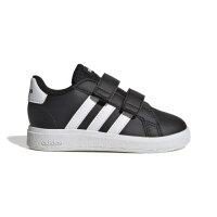 adidas Grand Court Lifestyle Hook and Loop Schuhe Baby - schwarz/weiß -25