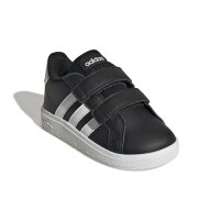 adidas Grand Court Lifestyle Hook and Loop Schuhe Baby - schwarz/weiß -25