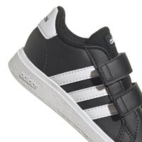 adidas Grand Court Lifestyle Hook and Loop Schuhe Baby - schwarz/weiß -25