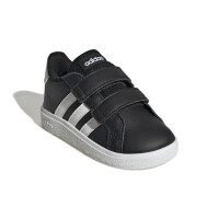 adidas Grand Court Lifestyle Hook and Loop Schuhe Baby - schwarz/weiß -25.5