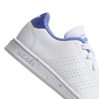 adidas Advantage Lifestyle Court Lace Sneaker Kinder - weiß/blau