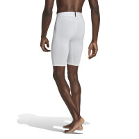 adidas Techfit Compression Shorts Herren - weiß -L