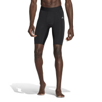 adidas Techfit Tight Funktionsshorts Herren - schwarz-L