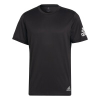 adidas Run It T-Shirt Herren - schwarz -2XL