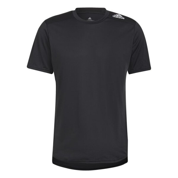 adidas Designed 4 Running T-Shirt Herren - schwarz -S