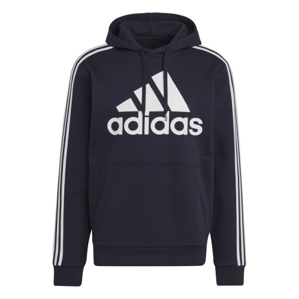 adidas Essentials 3-Streifen Logo Hoodie Herren - navy-3XL